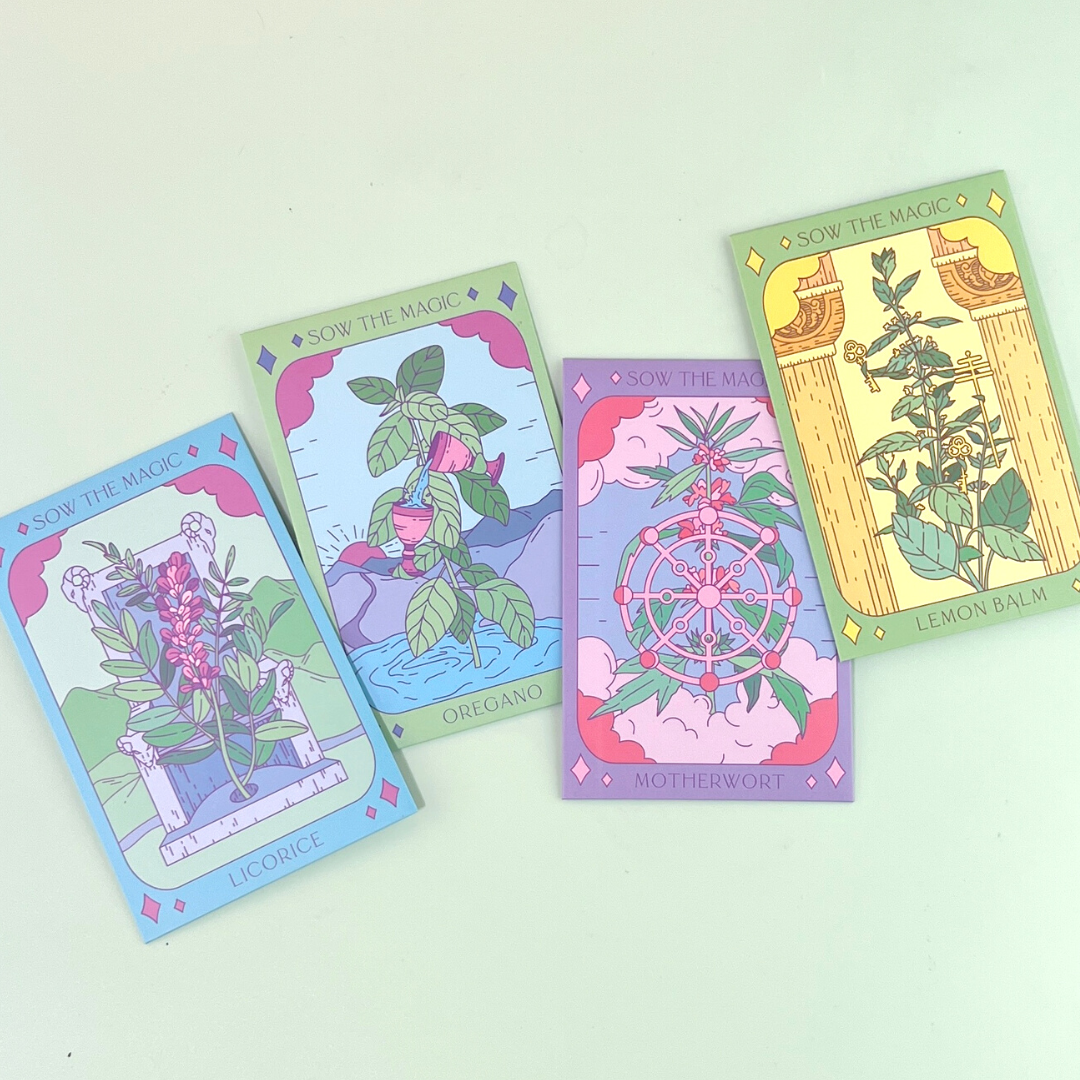 Motherwort Tarot Seed Packet