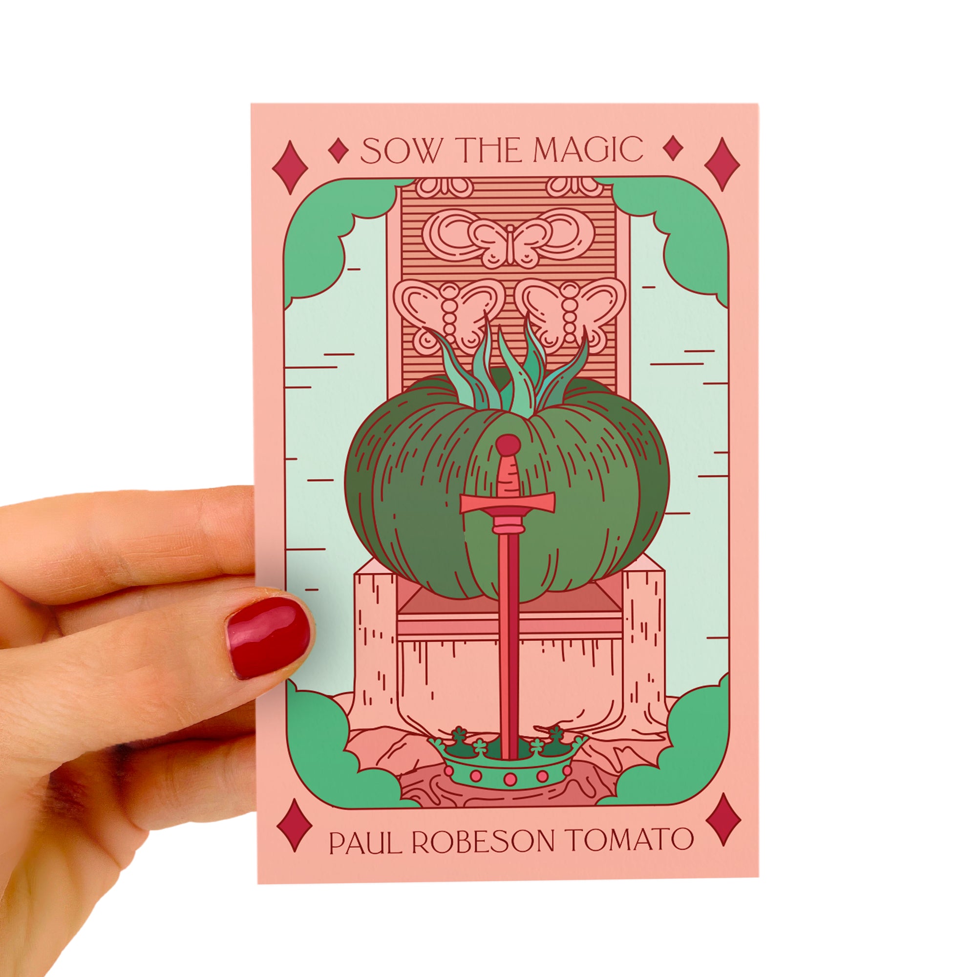 Paul Robeson Tomato Tarot Seed Packet - Thumbnail 2