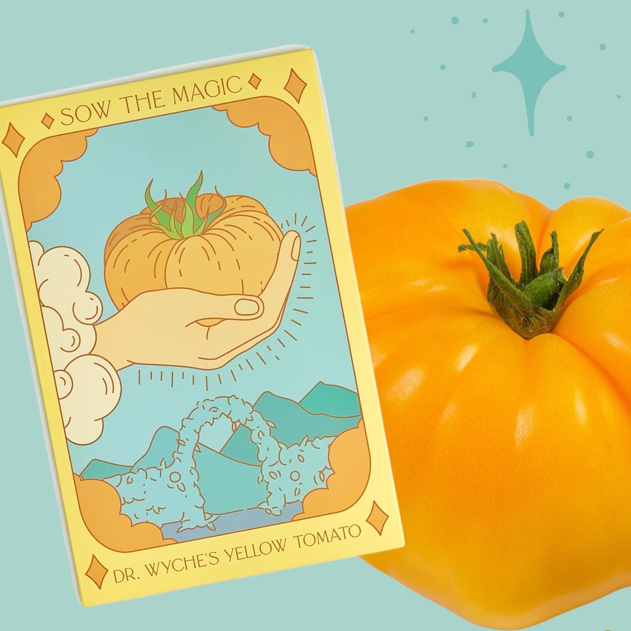 Dr. Wyche's Yellow Tomato Tarot Seed Packet - Thumbnail 3