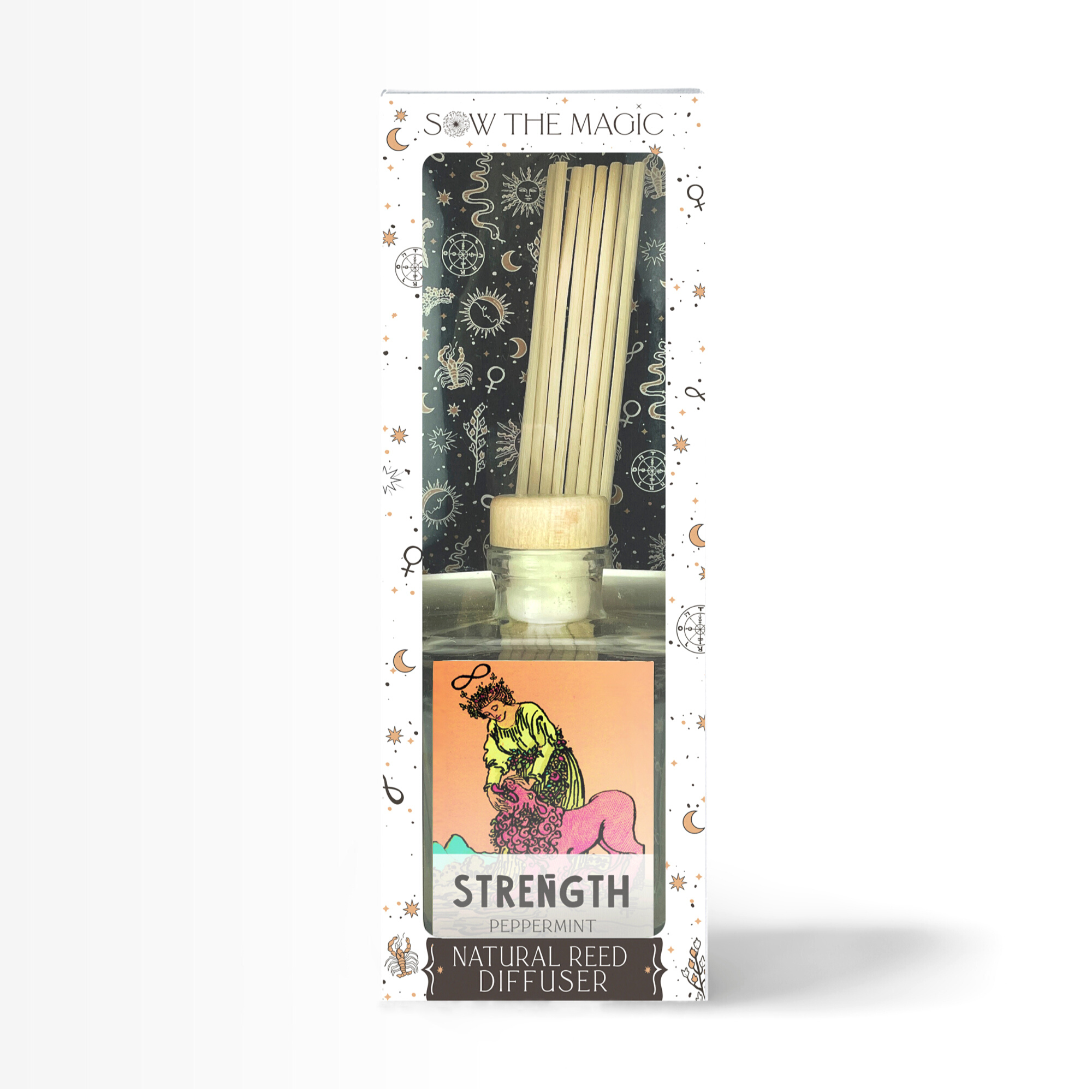 Strength Tarot Card Home Reed Diffuser - Thumbnail 2