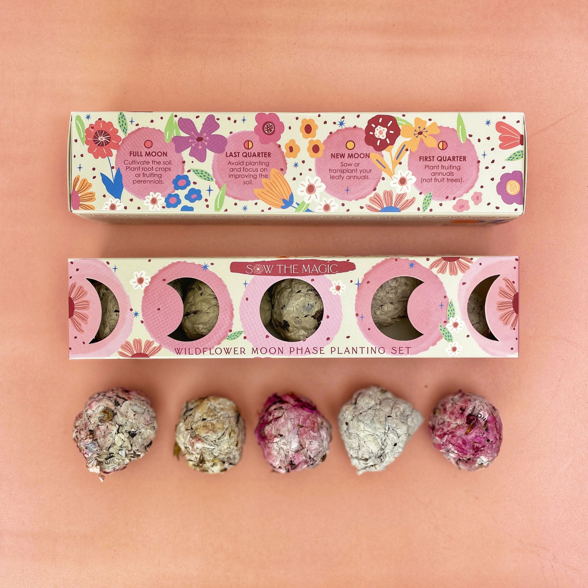 planting seeds new moon Moon Phase Wild Flower Seed Planting Set