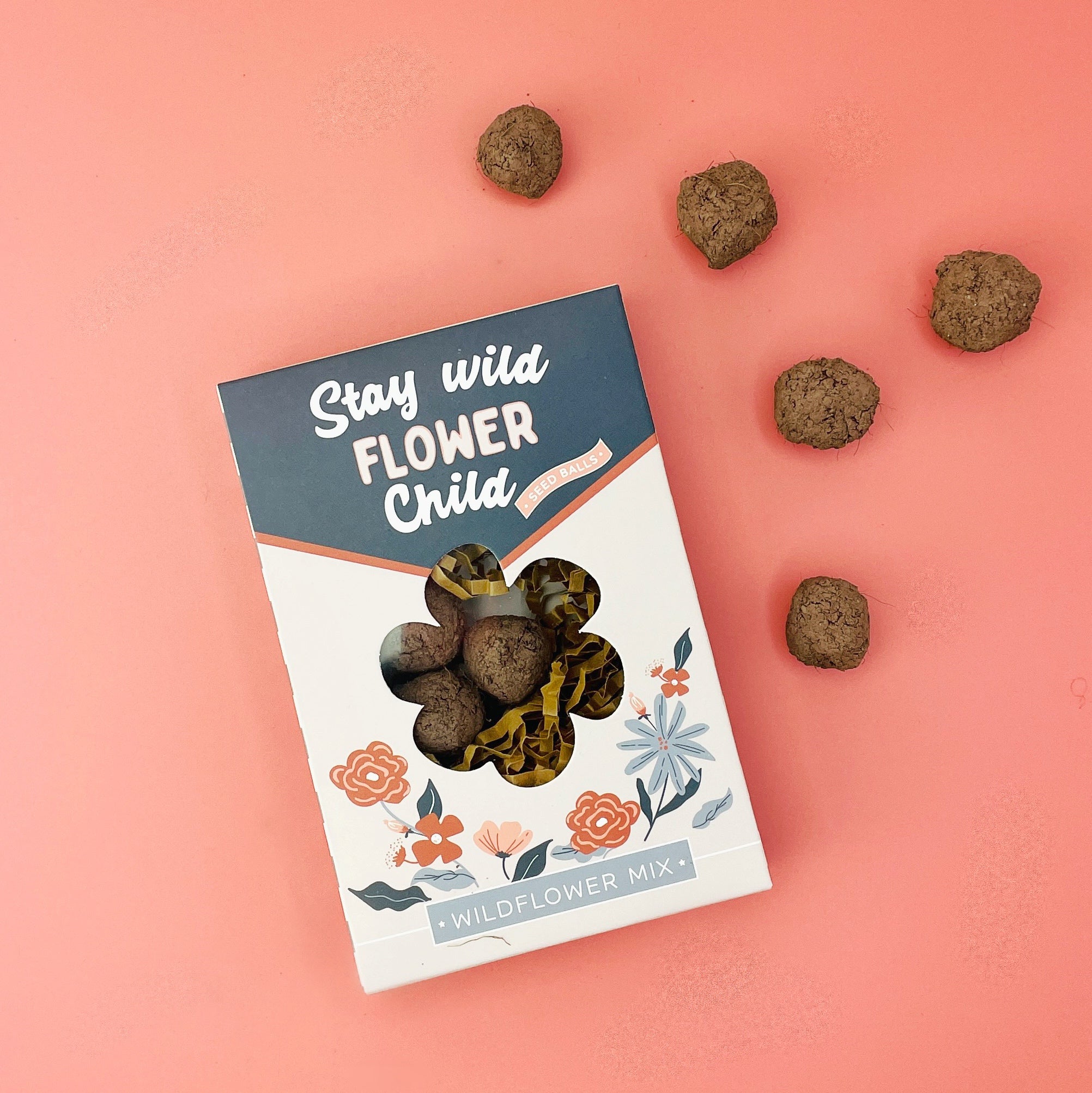 wildflower seed box Stay Wild Flower Child Seed Ball Gift Box