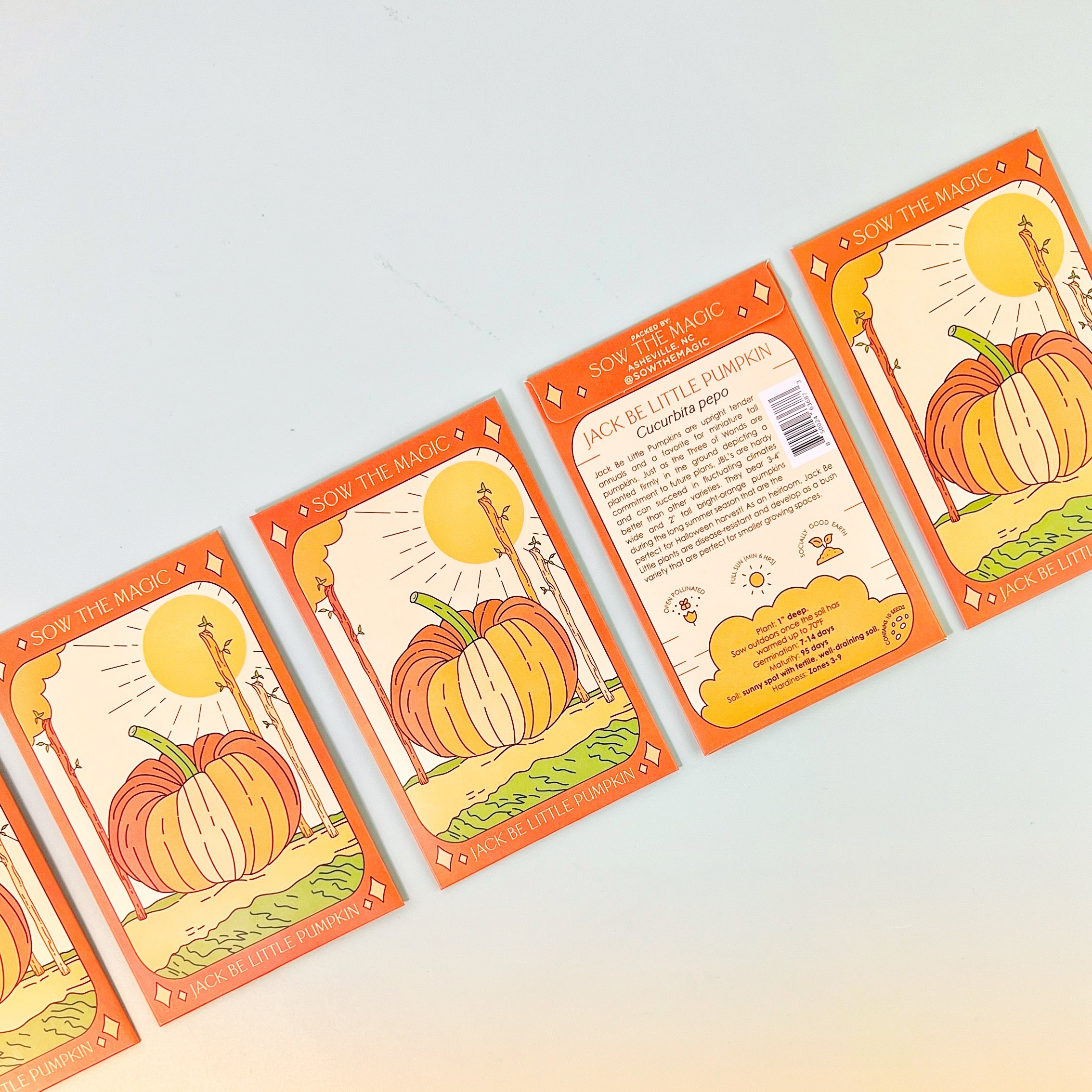 Jack Be Little Pumpkin Tarot Seed Packet