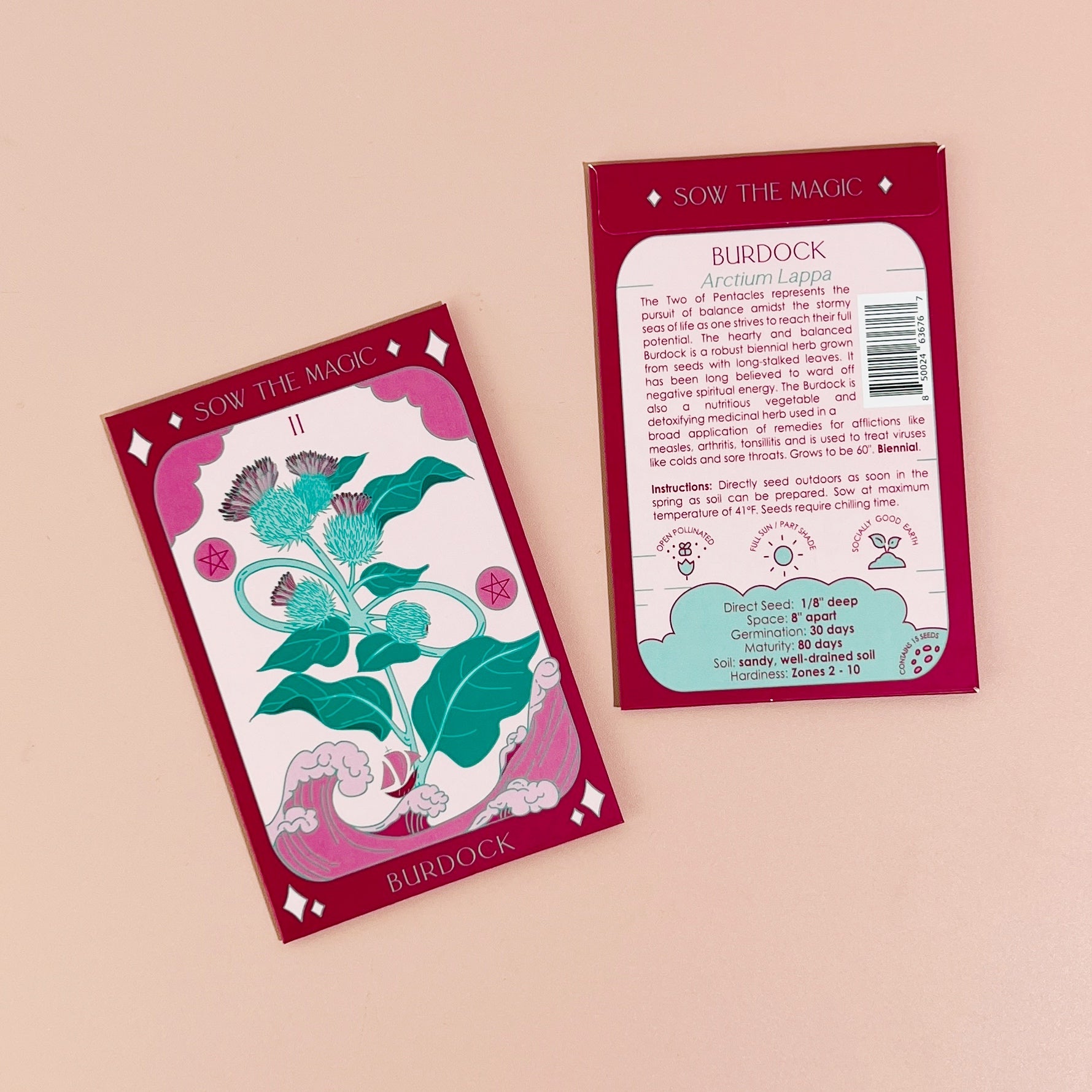 Burdock Tarot Seed Packet - Thumbnail 4