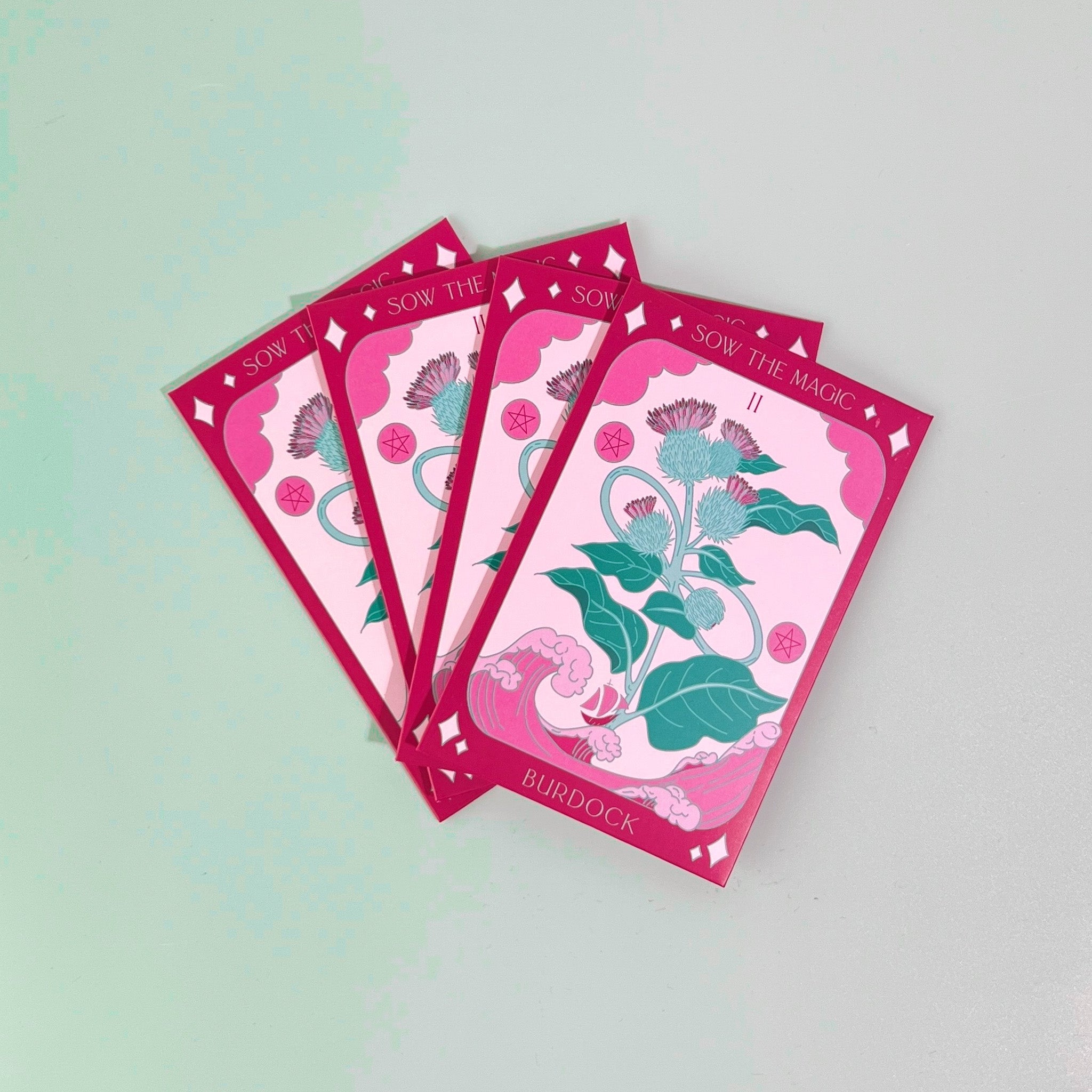 Burdock Tarot Seed Packet