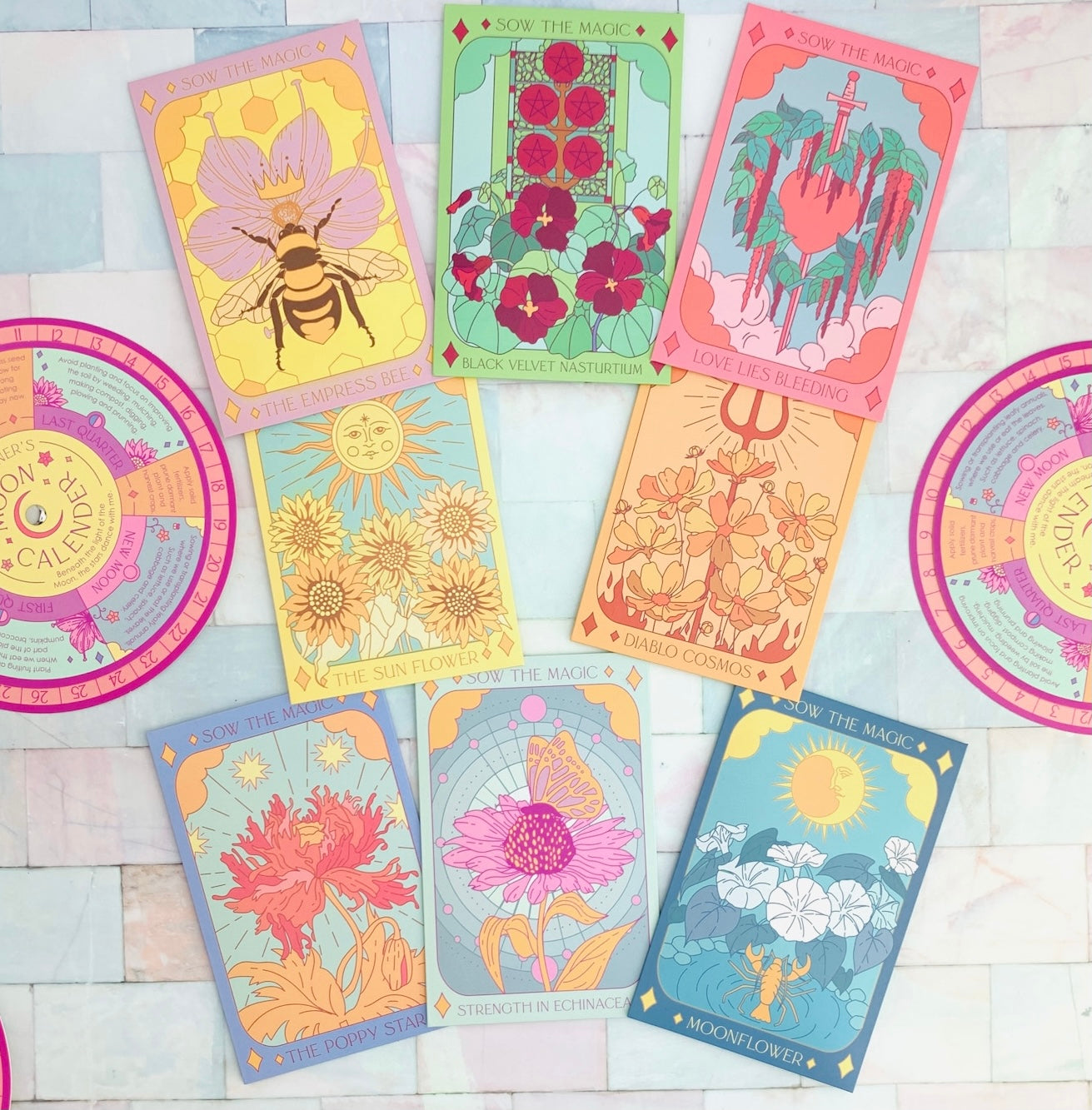 Black Velvet Nasturtium Tarot Seed Packet - Thumbnail 5