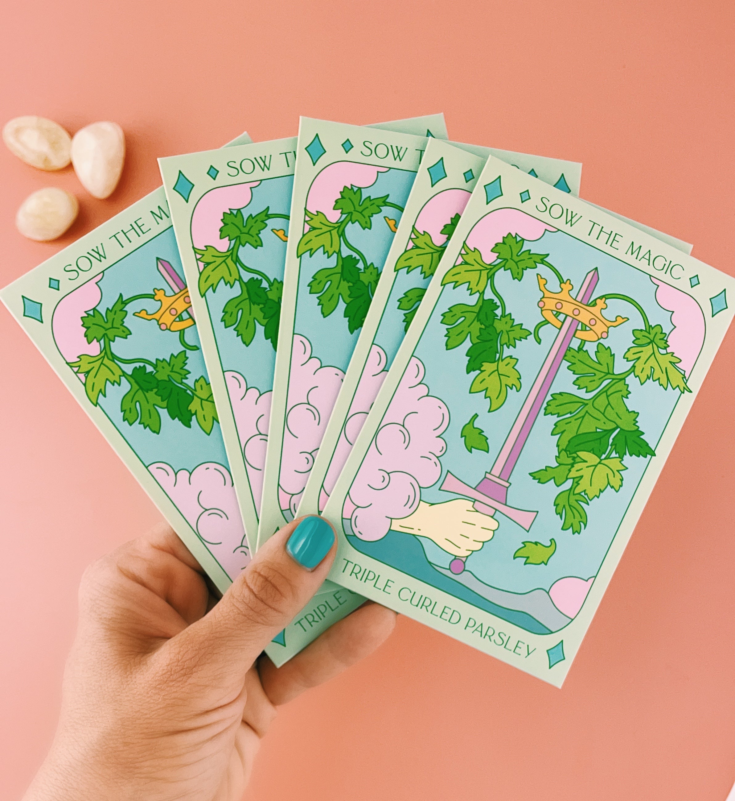 Triple Curled Parsley Tarot Seed Packet