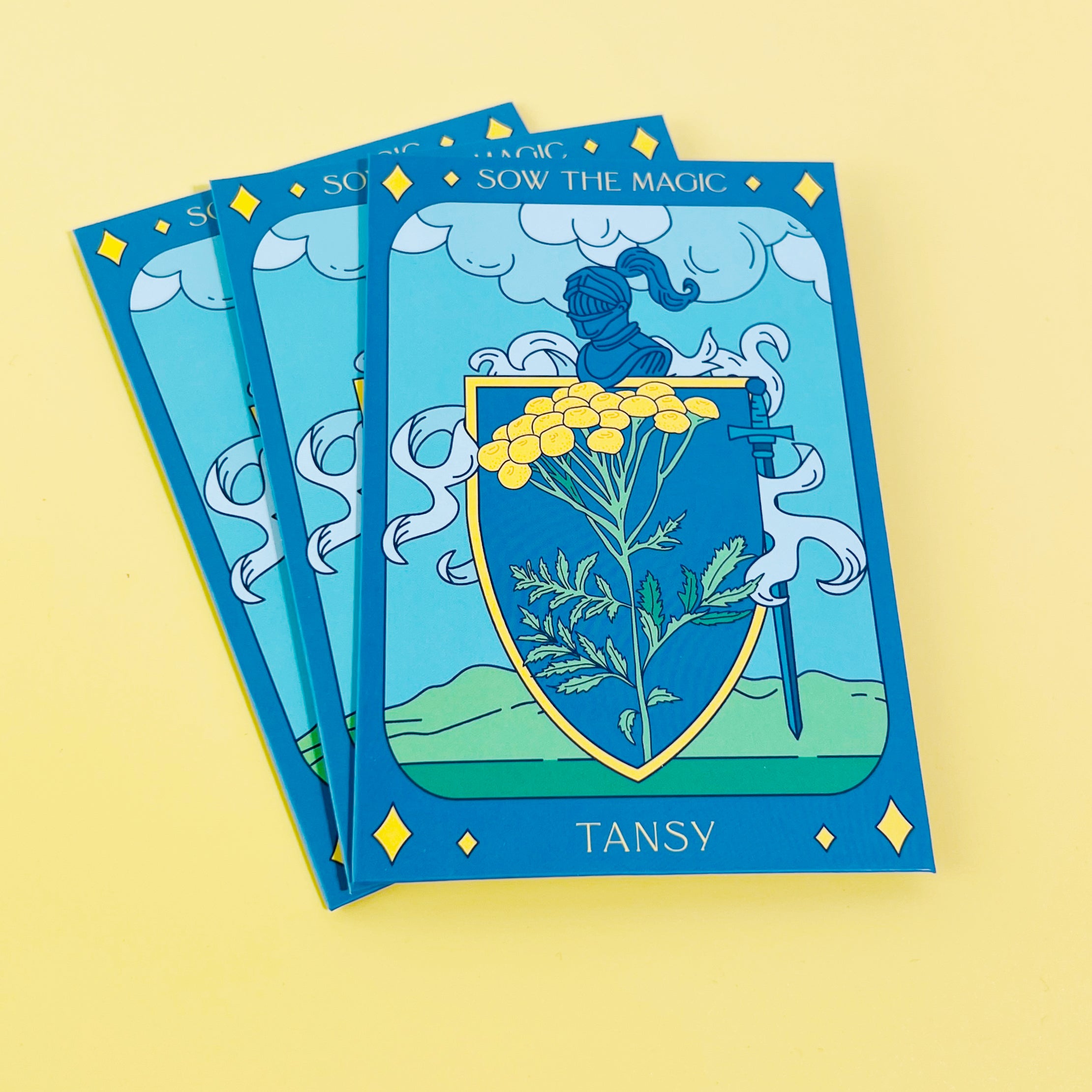 Tansy Tarot Seed Packet