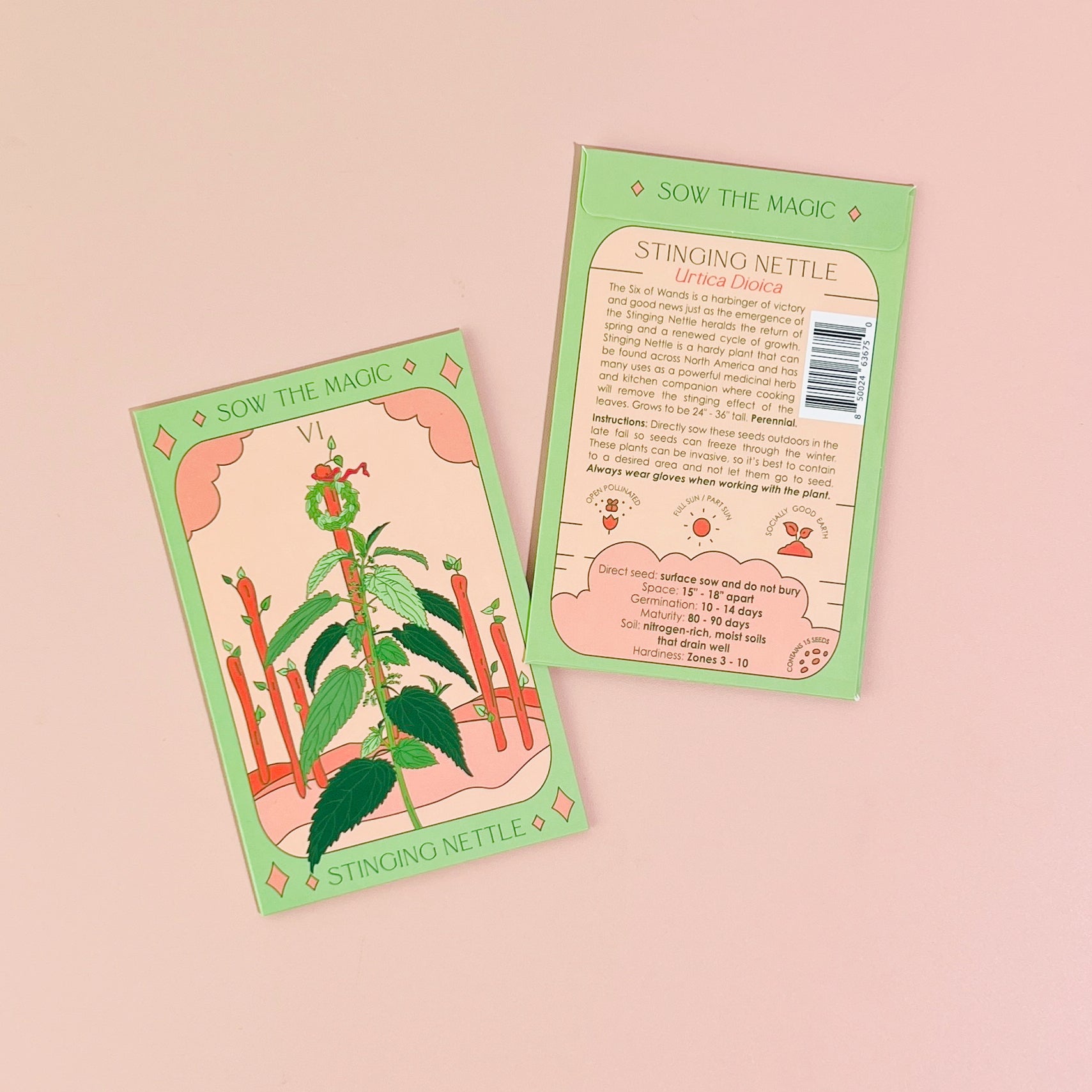 Stinging Nettle Tarot Seed Packet