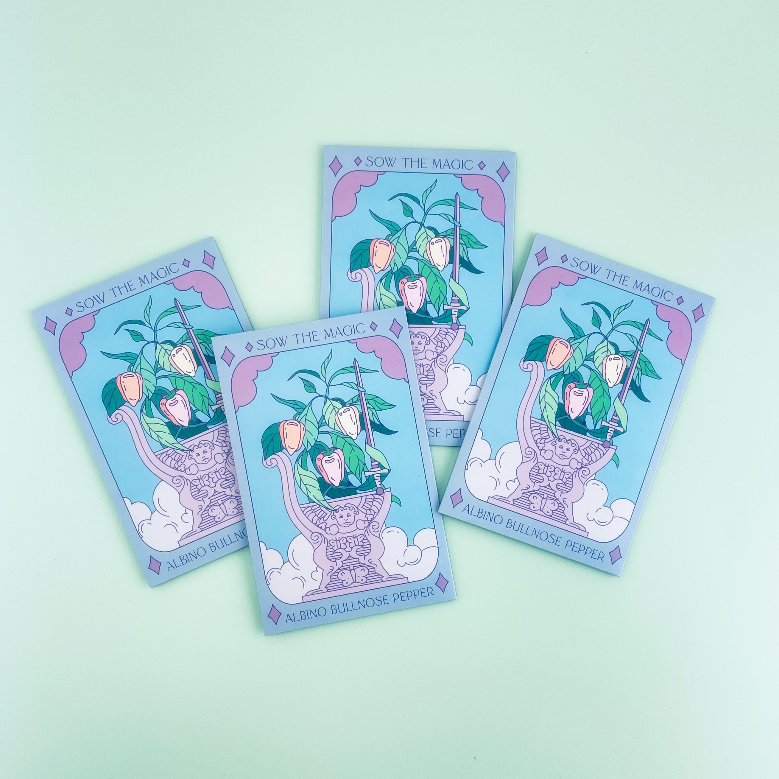 Albino Bullnose Pepper Tarot Seed Packet - Thumbnail 4