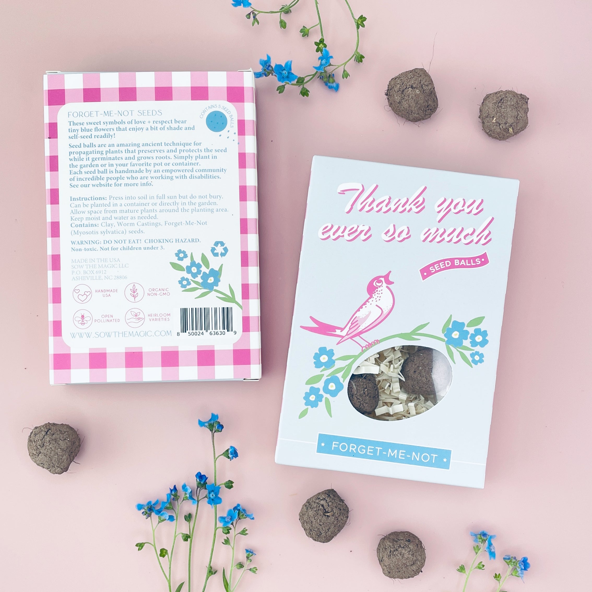 seed ball planting instructions Thank You So Much Seed Ball Gift Box
