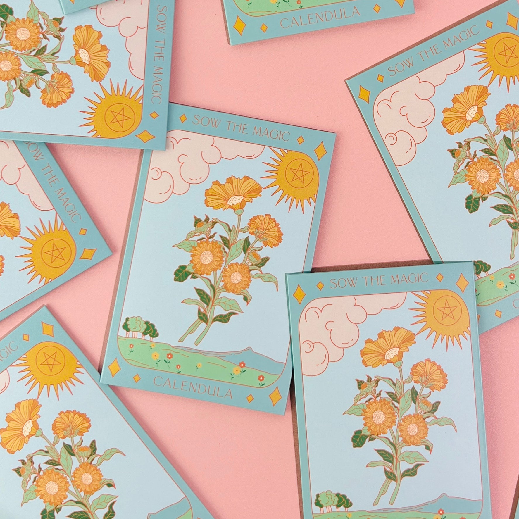 Calendula Tarot Seed Packet - Thumbnail 2