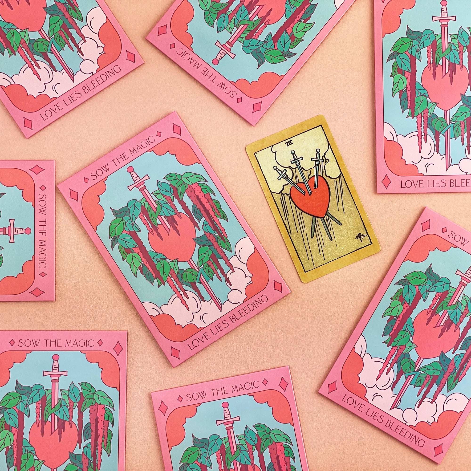 Love Lies Bleeding Tarot Seed Packet - Thumbnail 4