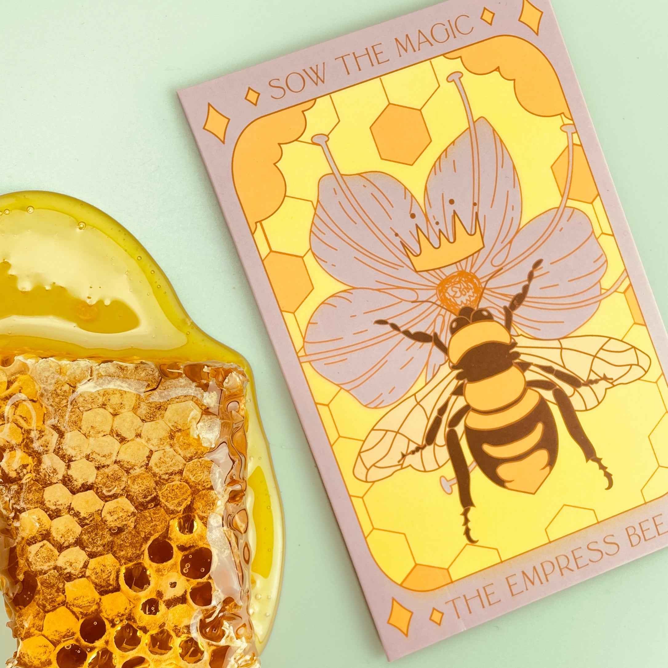 The Empress Bee Tarot Seed Packet - Thumbnail 2