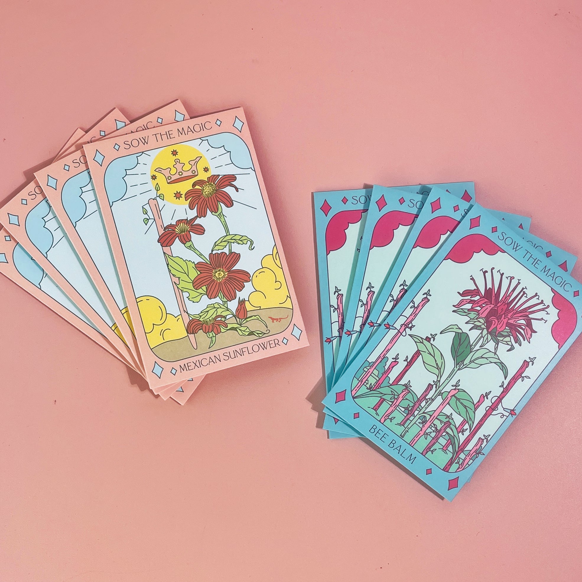 Bee Balm Tarot Seed Packet