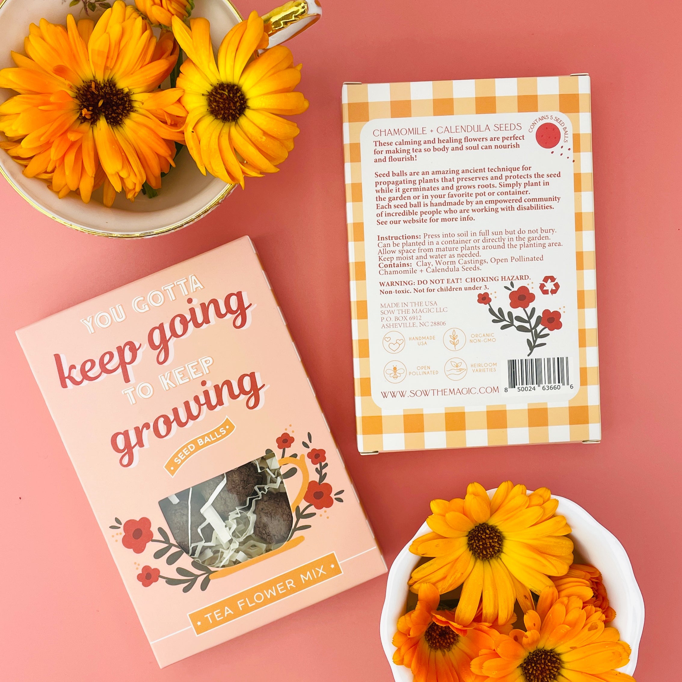 You Gotta Keep Going To Keep Growing Seed Ball Gift Box