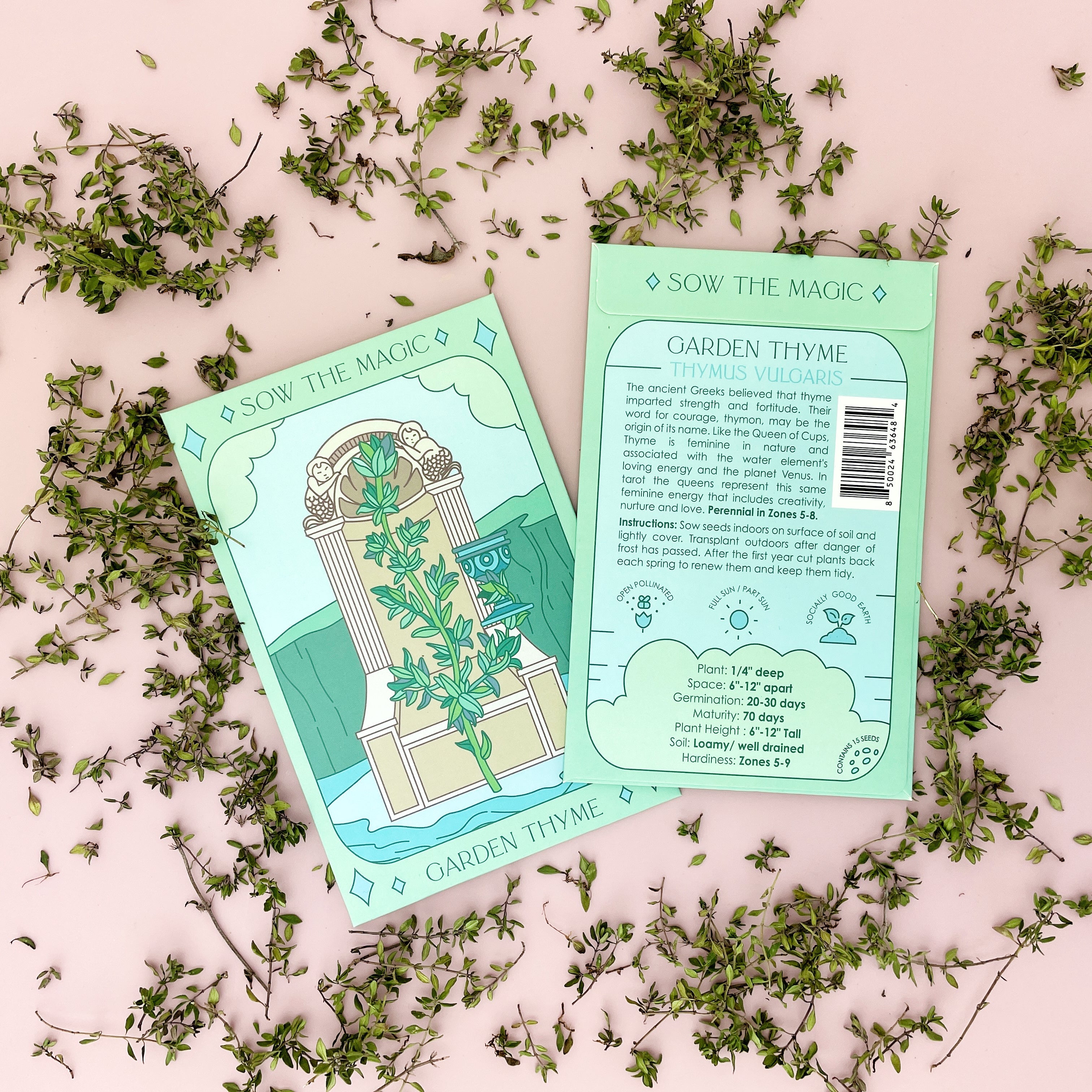 Garden Thyme Tarot Seed Packet - Thumbnail 2
