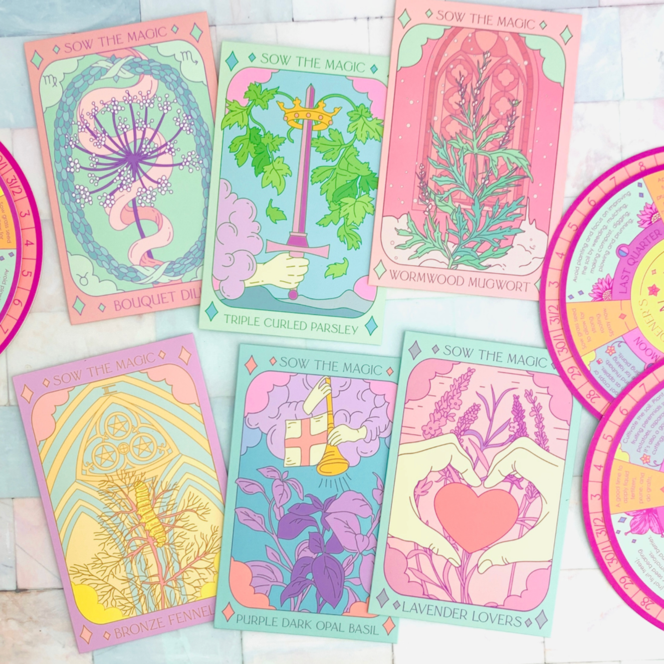 Triple Curled Parsley Tarot Seed Packet