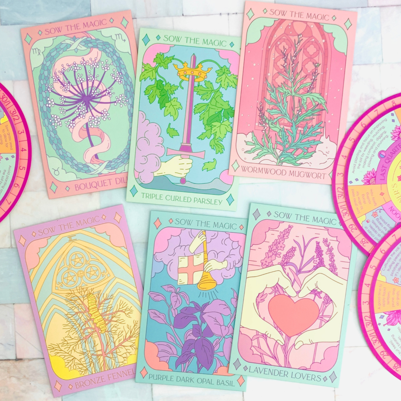 Purple Dark Opal Basil Tarot Seed Packet