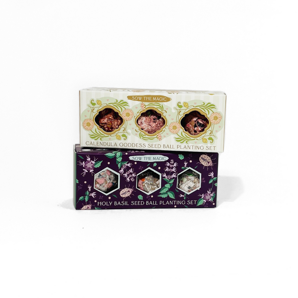 Protection (Holy Basil) Mini Seed Ball Gift Box Set