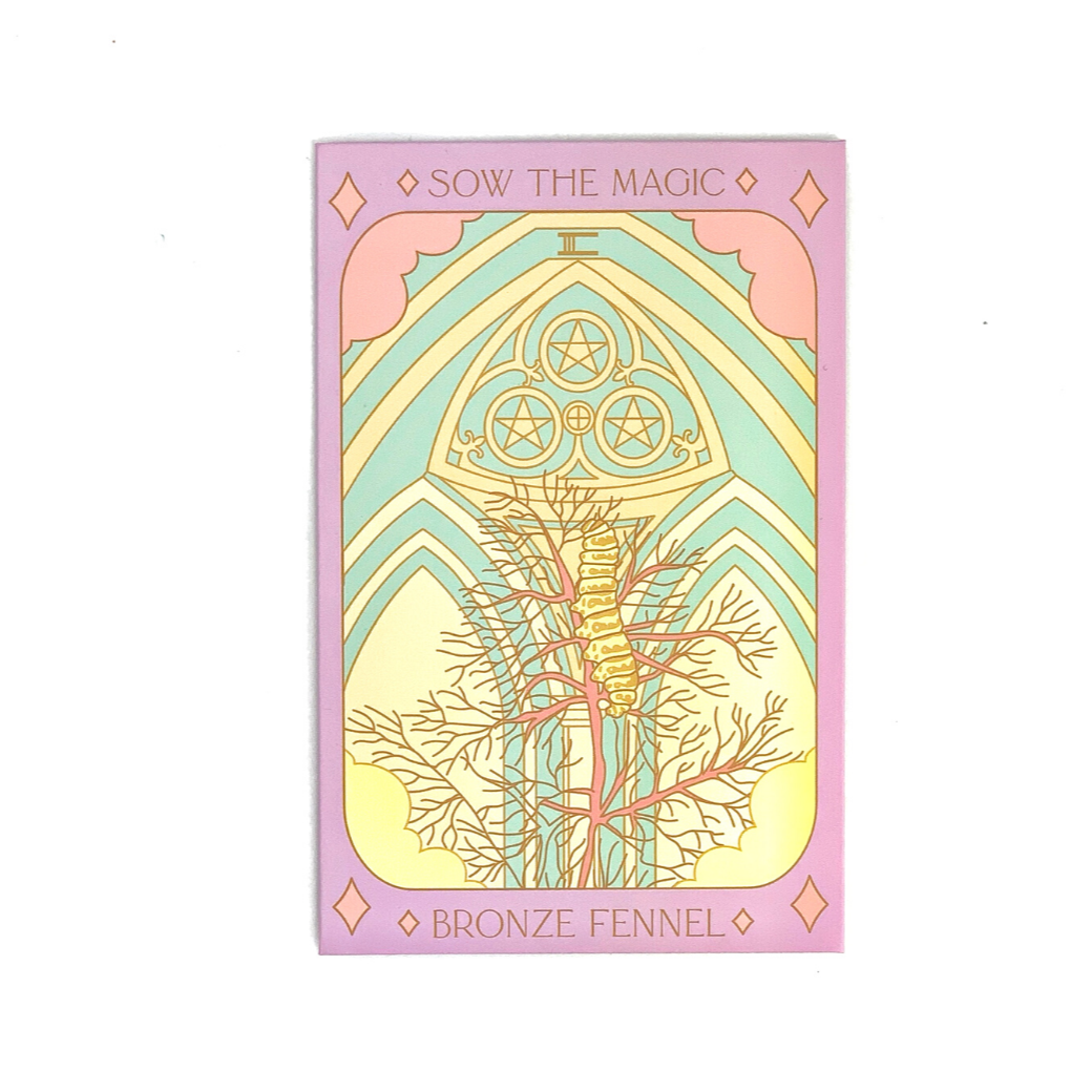 Bronze Fennel Tarot Seed Packet