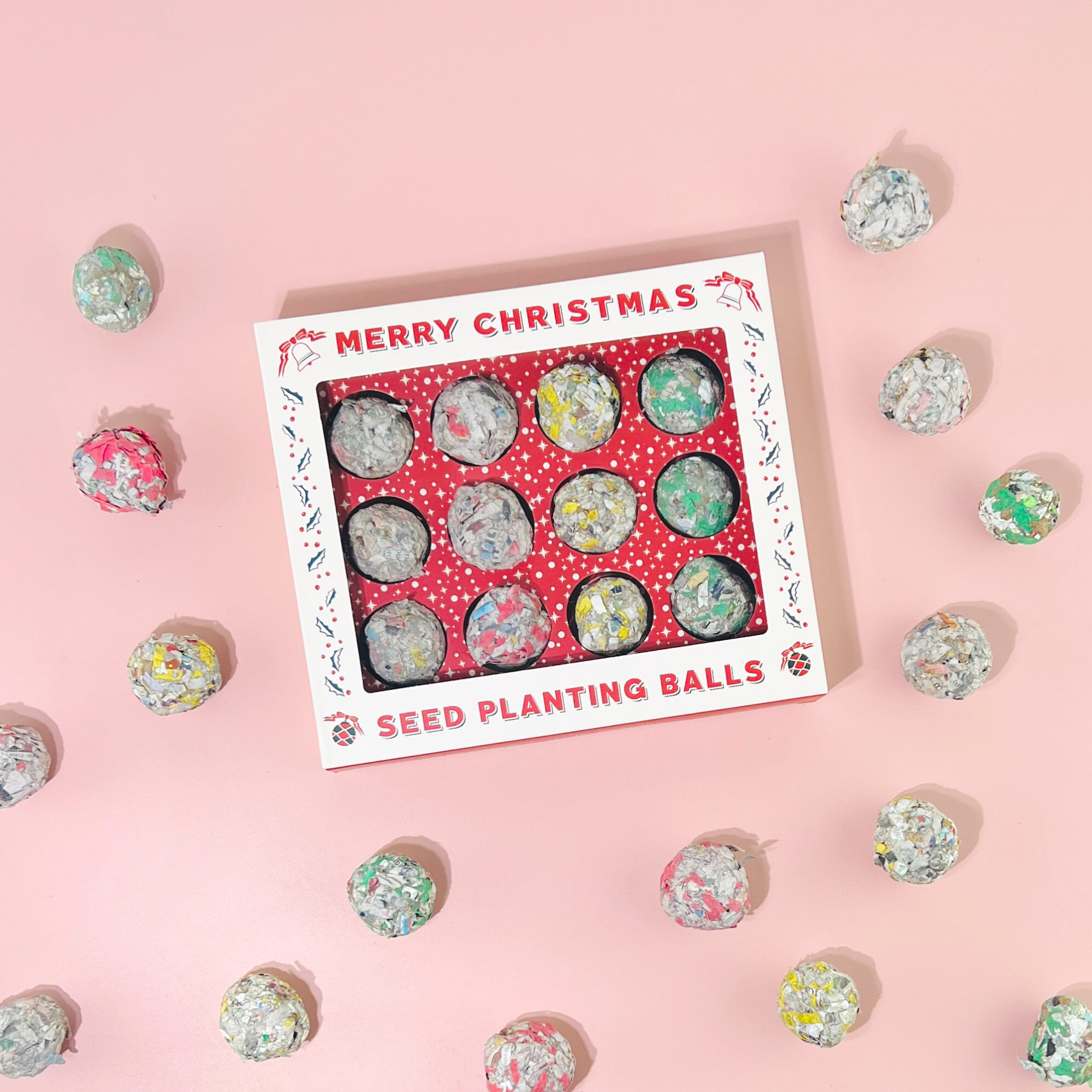 12 Days of Planting Christmas Seed Ball Set
