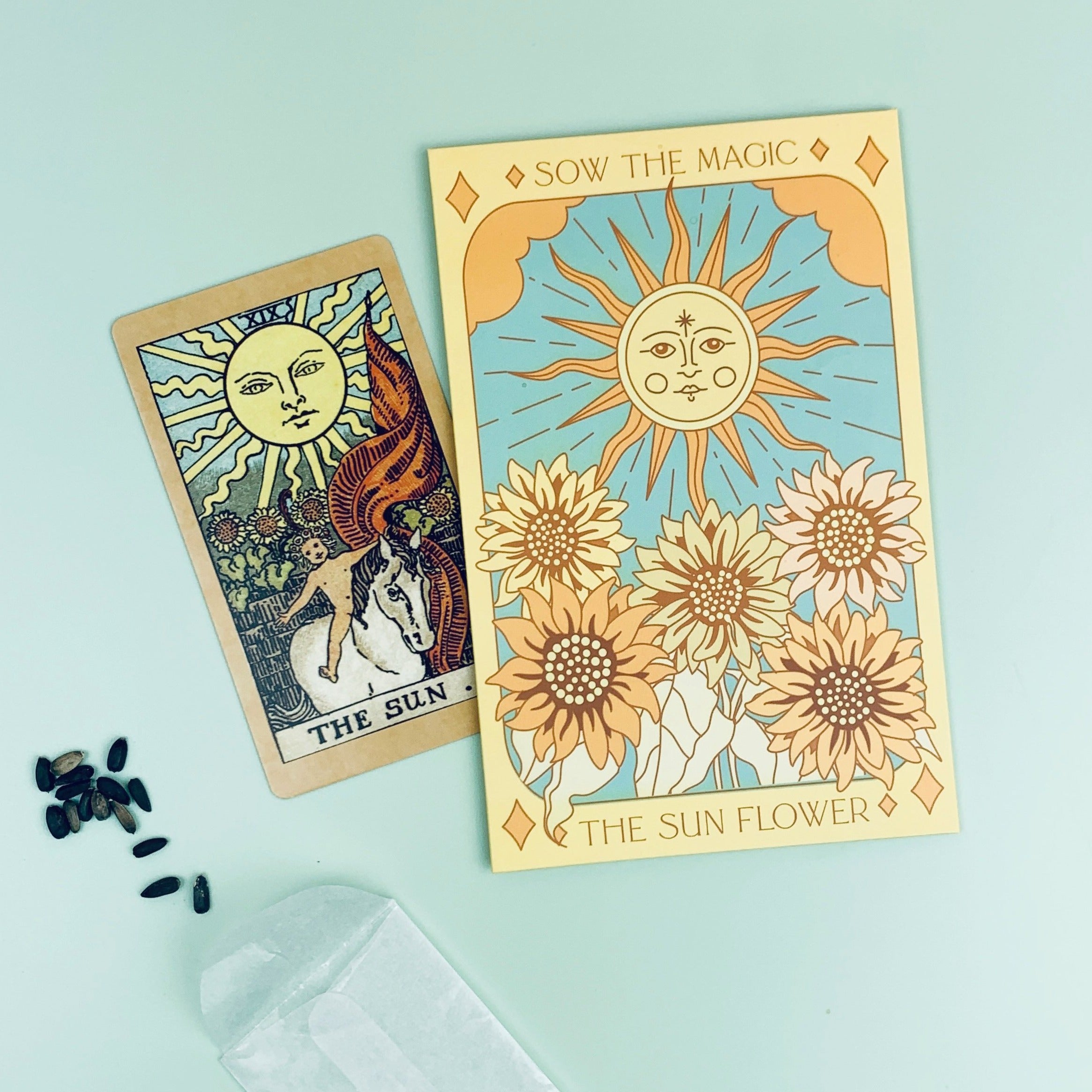 The Sunflower Mix Tarot Seed Packet - Thumbnail 5