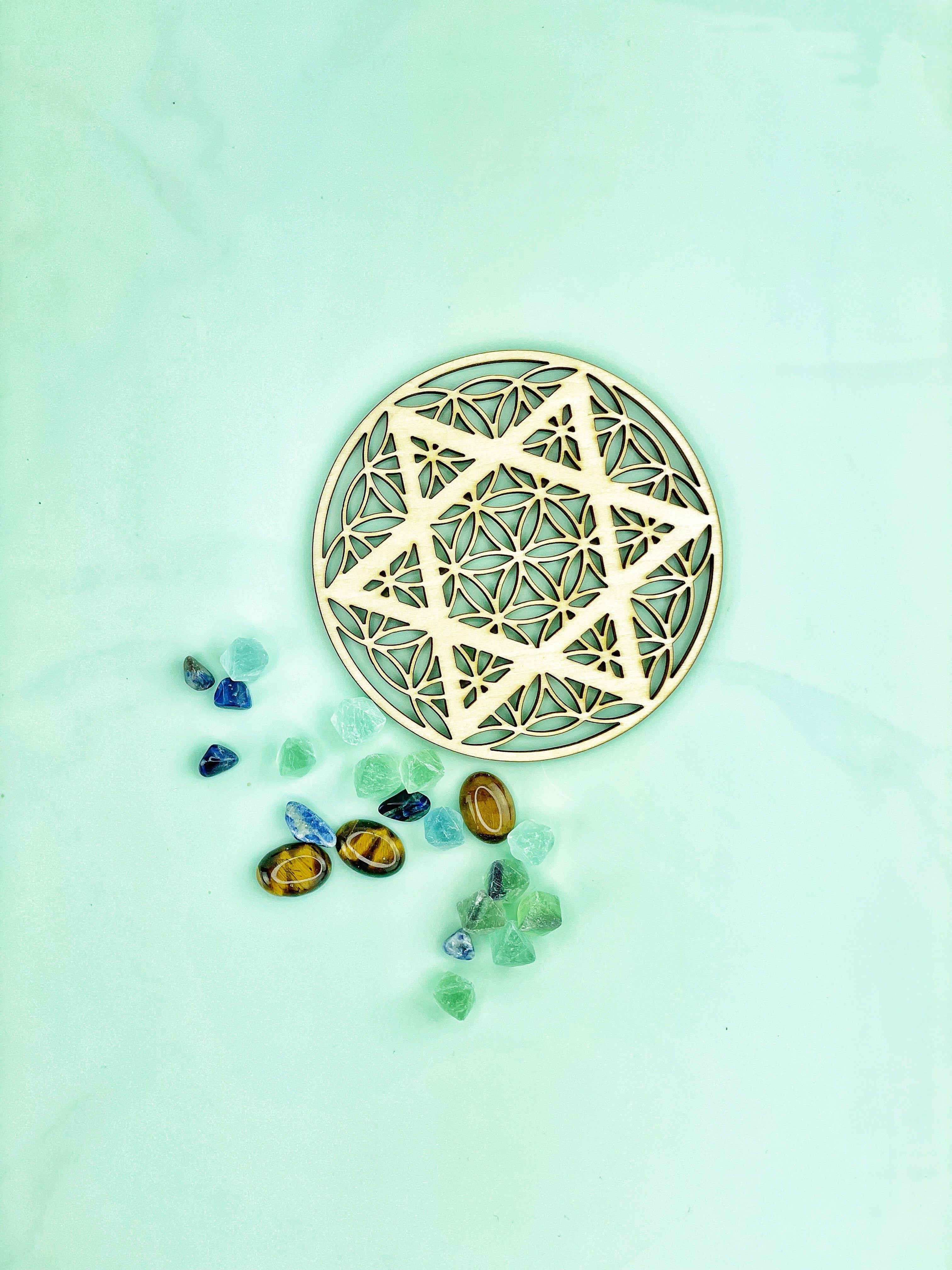 Clarity Merkaba Crystal Grid Board